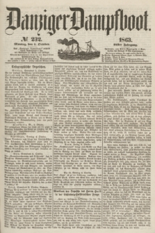 Danziger Dampfboot. Jg.34[!], № 232 (5 October 1863)