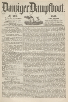 Danziger Dampfboot. Jg.34[!], № 290 (11 December 1863)