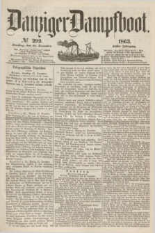 Danziger Dampfboot. Jg.34[!], № 299 (22 December 1863)