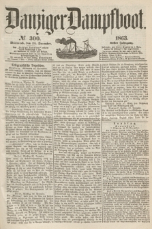 Danziger Dampfboot. Jg.34[!], № 300 (23 December 1863)