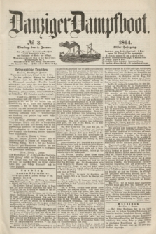 Danziger Dampfboot. Jg.35, № 3 (5 Januar 1864)