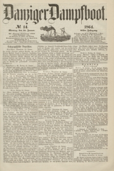 Danziger Dampfboot. Jg.35, № 14 (18 Januar 1864)