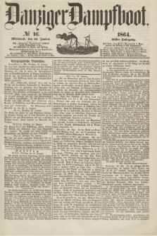 Danziger Dampfboot. Jg.35, № 16 (20 Januar 1864)