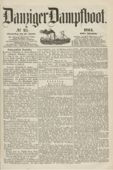 Danziger Dampfboot. Jg.35, № 23 (28 Januar 1864)