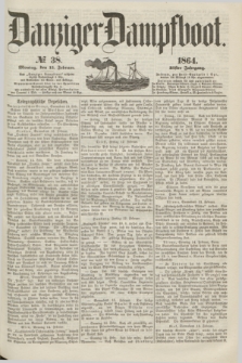 Danziger Dampfboot. Jg.35, № 38 (15 Februar 1864)