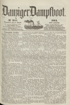 Danziger Dampfboot. Jg.35, № 200 (27 August 1864)