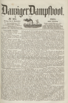 Danziger Dampfboot. Jg.35, № 211 (9 September 1864)