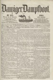 Danziger Dampfboot. Jg.35, № 225 (26 September 1864)