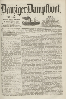 Danziger Dampfboot. Jg.35, № 226 (27 September 1864)