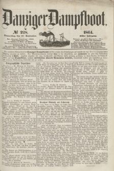 Danziger Dampfboot. Jg.35, № 228 (29 September 1864)