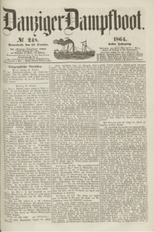 Danziger Dampfboot. Jg.35, № 248 (22 October 1864)