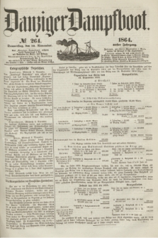 Danziger Dampfboot. Jg.35, № 264 (10 November 1864)