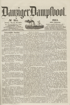 Danziger Dampfboot. Jg.35, № 295 (16 December 1864)