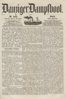Danziger Dampfboot. Jg.35, № 303 (27 December 1864)