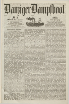Danziger Dampfboot. Jg.36, № 3 (4 Januar 1865)