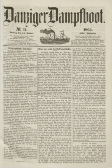 Danziger Dampfboot. Jg.36, № 11 (13 Januar 1865)