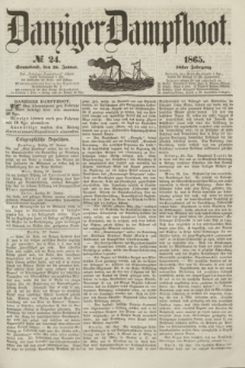 Danziger Dampfboot. Jg.36, № 24 (28 Januar 1865)