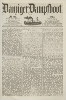 Danziger Dampfboot. Jg.36, № 29 (3 Februar 1865)