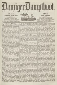 Danziger Dampfboot. Jg.36, № 111 (13 Mai 1865)