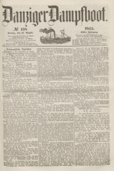 Danziger Dampfboot. Jg.36, № 198 (25 August 1865)