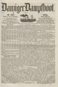 Danziger Dampfboot. Jg.36, № 260 (6 November 1865)