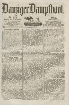 Danziger Dampfboot. Jg.36, № 272 (20 November 1865)