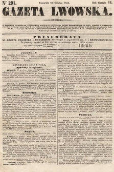Gazeta Lwowska. 1854, nr 291
