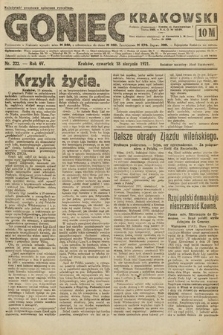 Goniec Krakowski. 1921, nr 222