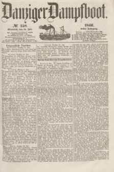 Danziger Dampfboot. Jg.37, № 158 (11 Juli 1866)