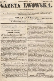 Gazeta Lwowska. 1854, nr 293