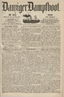 Danziger Dampfboot. Jg.37, № 266 (14 November 1866)