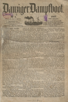 Danziger Dampfboot. Jg.38, № 1 (2 Januar 1867)