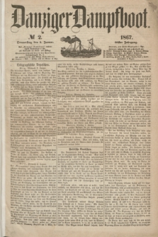 Danziger Dampfboot. Jg.38, № 2 (3 Januar 1867)