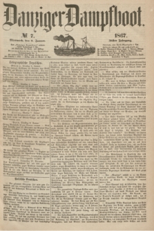 Danziger Dampfboot. Jg.38, № 7 (9 Januar 1867)