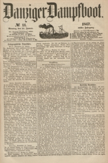 Danziger Dampfboot. Jg.38, № 11 (14 Januar 1867)