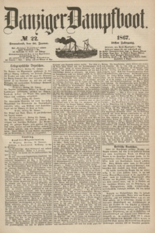 Danziger Dampfboot. Jg.38, № 22 (26 Januar 1867)