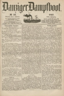 Danziger Dampfboot. Jg.38, № 29 (4 Februar 1867)