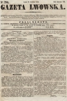 Gazeta Lwowska. 1854, nr 294