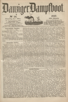 Danziger Dampfboot. Jg.38, № 56 (7 März 1867)