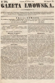 Gazeta Lwowska. 1854, nr 295