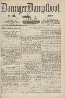 Danziger Dampfboot. Jg.38, № 147 (27 Juni 1867)