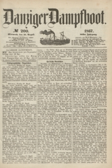 Danziger Dampfboot. Jg.38, № 200 (28 August 1867)