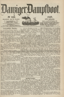 Danziger Dampfboot. Jg.38, № 239 (12 October 1867)