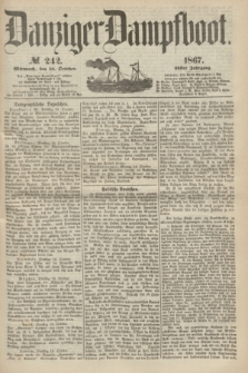 Danziger Dampfboot. Jg.38, № 242 (16 October 1867)