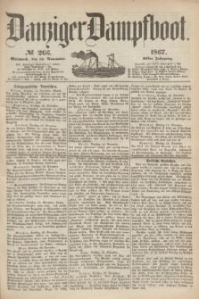 Danziger Dampfboot. Jg.38, № 266 (13 November 1867)