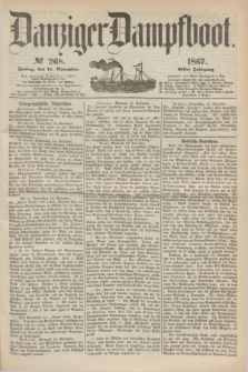 Danziger Dampfboot. Jg.38, № 268 (15 November 1867)