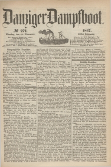 Danziger Dampfboot. Jg.38, № 271 (19 November 1867)