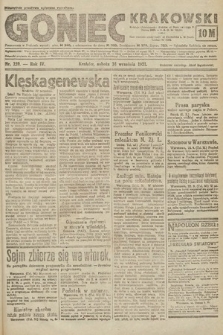 Goniec Krakowski. 1921, nr 259