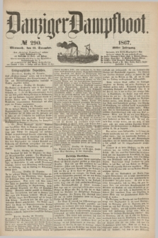 Danziger Dampfboot. Jg.38, № 290 (11 December 1867)