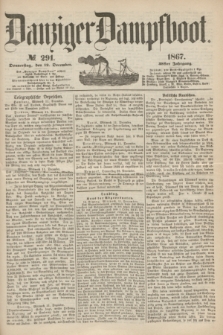 Danziger Dampfboot. Jg.38, № 291 (12 December 1867)